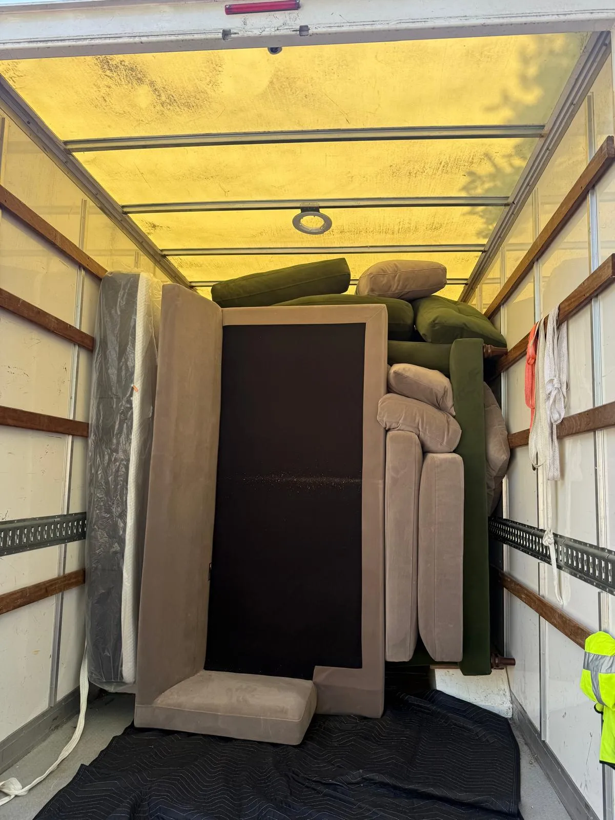 A Luton removal van ready for a smaller quoted load in Doncaster